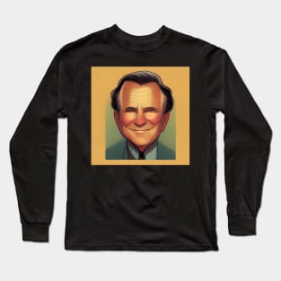 George H. W.Bush | Comics style Long Sleeve T-Shirt